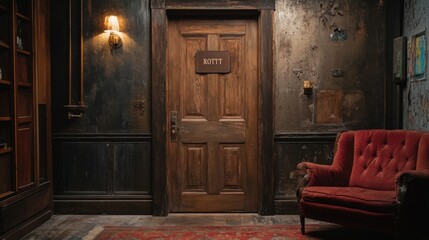 Mystery Vintage Room Interior