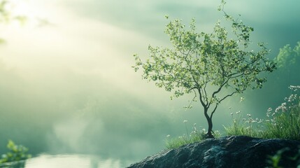 Fototapeta premium nature background concept with copy space