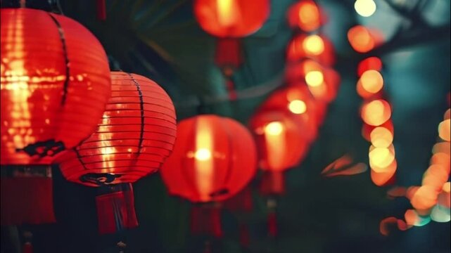 Beautiful holiday composition for celebrate chinese festival of lanterns