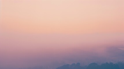 Naklejka premium Hazy Color Gradient Background - a soothing and ethereal visual. The soft gradient creates a tranquil atmosphere, perfect for various design applications.