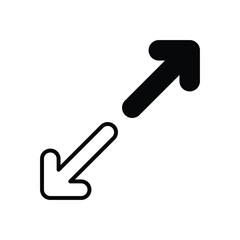 Expand  vector icon stock illustration