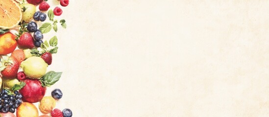 Vibrant Seasonal Fruits and Berries