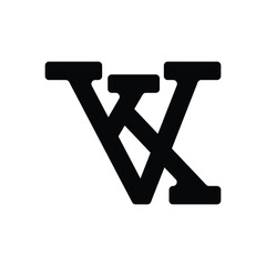 Premium Vk Monogram vectors Logo for a company called vk