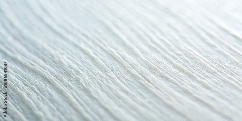 Poster high resolution close-up of clean white paper texture with tilt-shift photography effect showcasing 