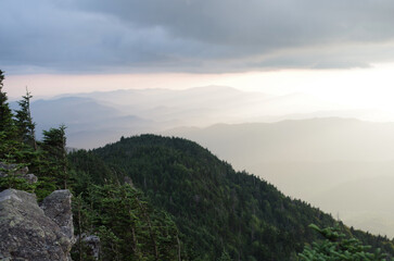 blue ridge mountains overlook