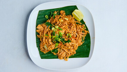 Authentic Pad See Ew with Chicken – Stir-fried Thai wide rice noodles with tender chicken,...