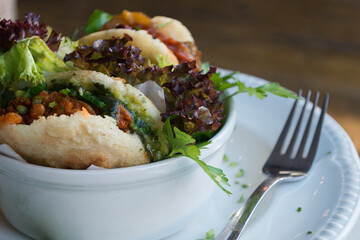 Venezuelan typical  arepas.