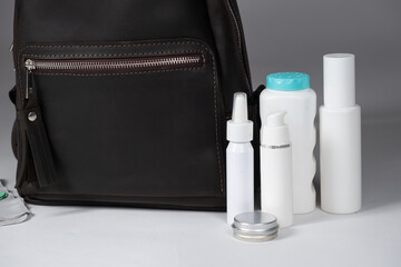 Care for leather accessories, backpack and special care products.