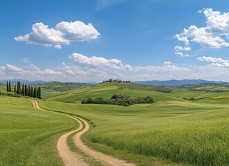 Obraz premium Serene Tuscan Countryside Landscape