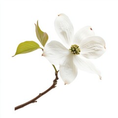 Obraz premium Dogwood Blossom isolated on white background