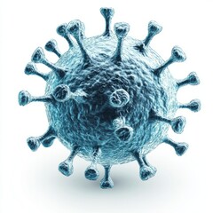 Virus isolated on white background