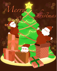 Santa and the Christmas Tree