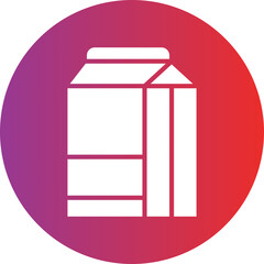 Dairy Free Food Icon Style