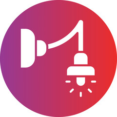Circular Lamp Icon Style