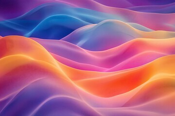 Obraz premium Colorful Wave Patterns in Abstract Art