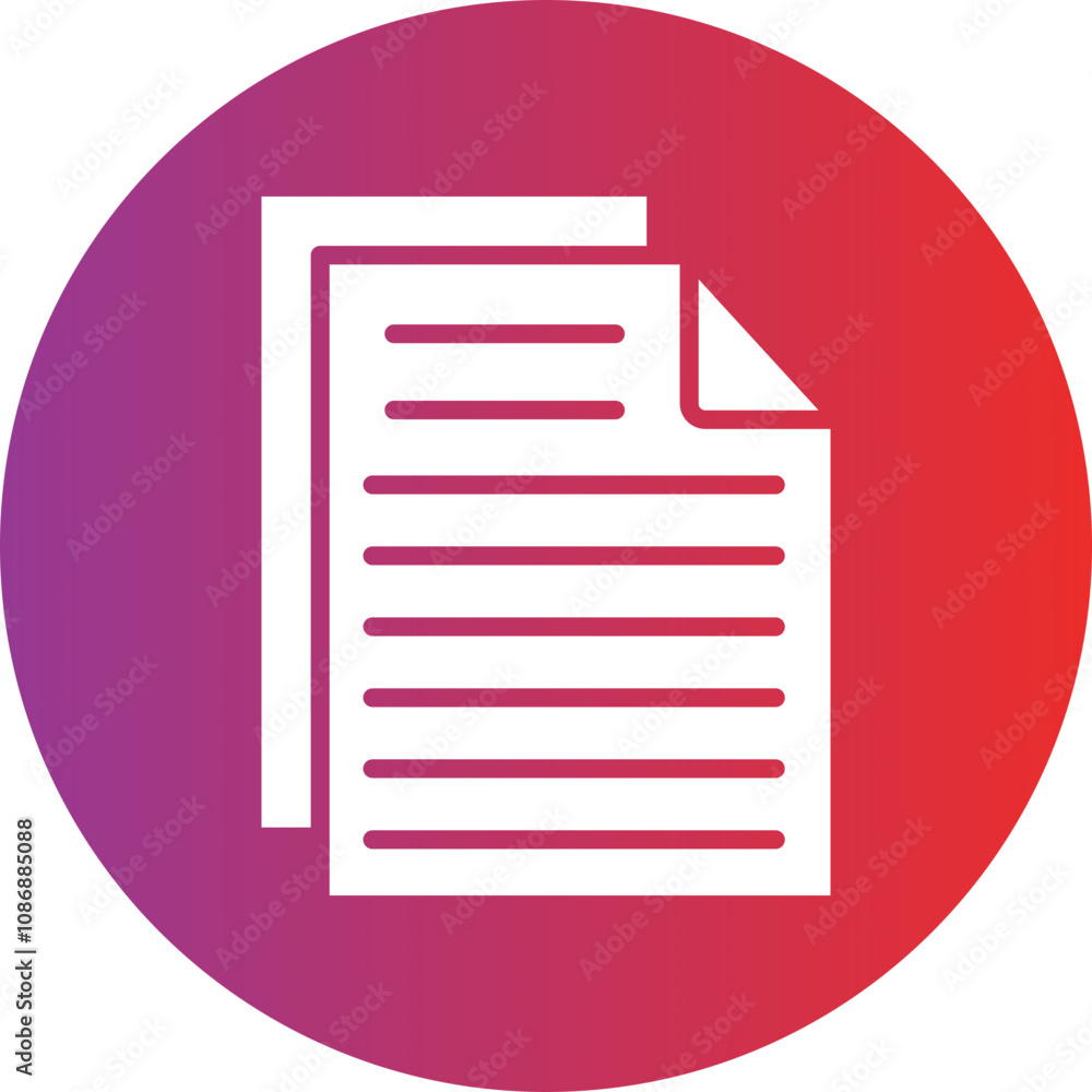 Poster files icon style