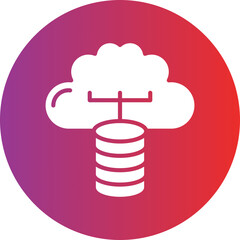 Cloud Storage Icon Style