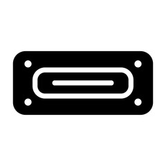 usb port Solid icon