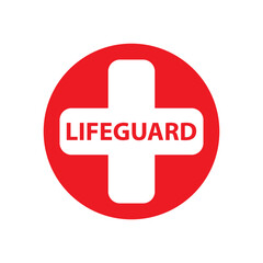 Lifeguard icon vector. Rescuer transport illustration. Lifesaver symbol or logo.