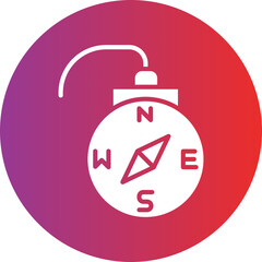 Obraz premium Compass Icon Style