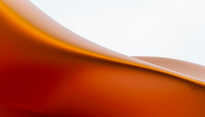 3D rendering abstract of brown waves