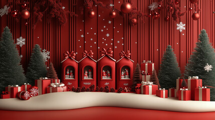 Christmas Gift Boxes and Decorations