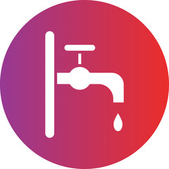 Water Tap Icon Style