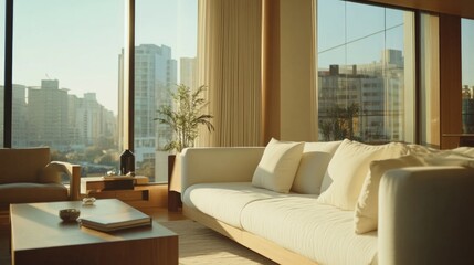 Modern Living Room Interior View