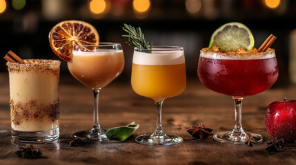  Mocktails and non-alcoholic versions of classic winter drinks like eggnog and spiced hot apple cider gained momentum as people focused on wellness and mindful drinking. 