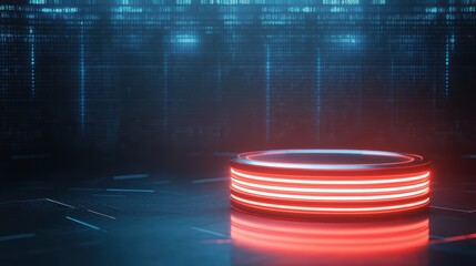 Futuristic data visualization floating 3D graphs interactive holographic displays neon glow dark background transparent user interface geometric patterns live analytics dashboard