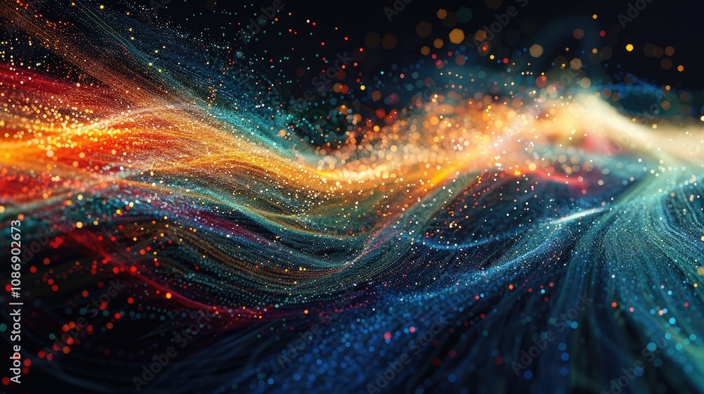 Poster dynamic representation of big data flow