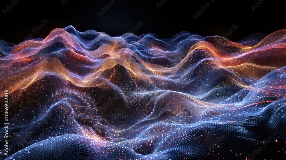 Poster dynamic representation of big data flow