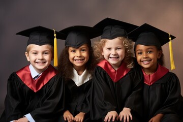 Obraz premium Graduation education happiness portrait.