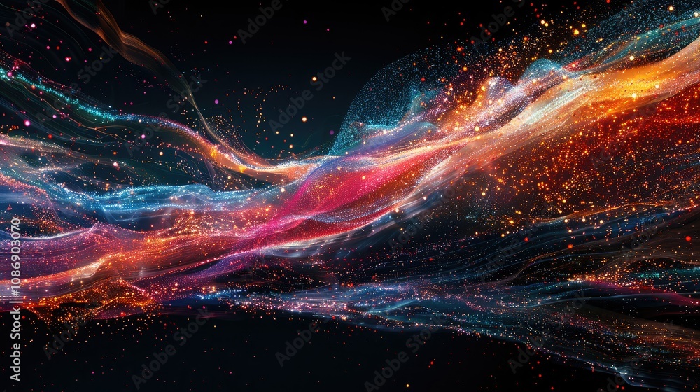 Poster dynamic representation of big data flow