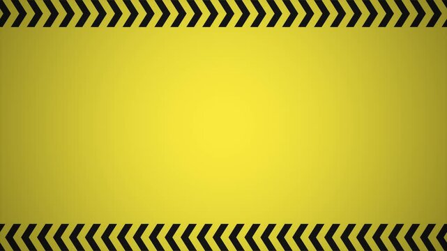 Yellow construction animation background.