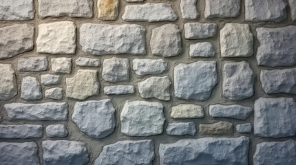 Rustic Stone Wall Texture for Architectural Design, Construction, and Decorative Backgrounds