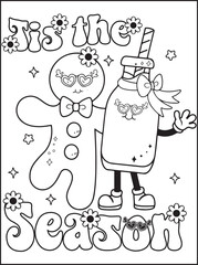 Christmas design elements for holiday