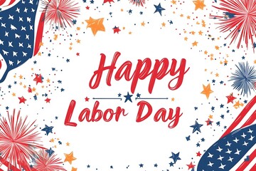 Obraz premium Labour day Safety hard hat and Construction tools background Labour Day concept on isolated background. 1st May celebrate on Labour Day is an annual holiday. celebration, day, poster, illustration,