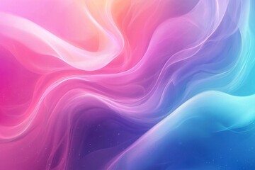 Soft Waves of Color: Abstract Fluid Patterns in Pink and Blue Hues