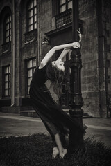 expressive contemporary dancer