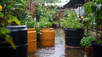old house with flowers