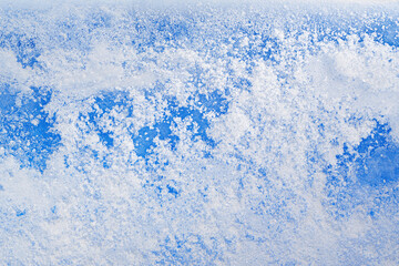 氷の表面のテクスチャ