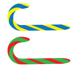 Candy stick icon. Sweet treat symbol.