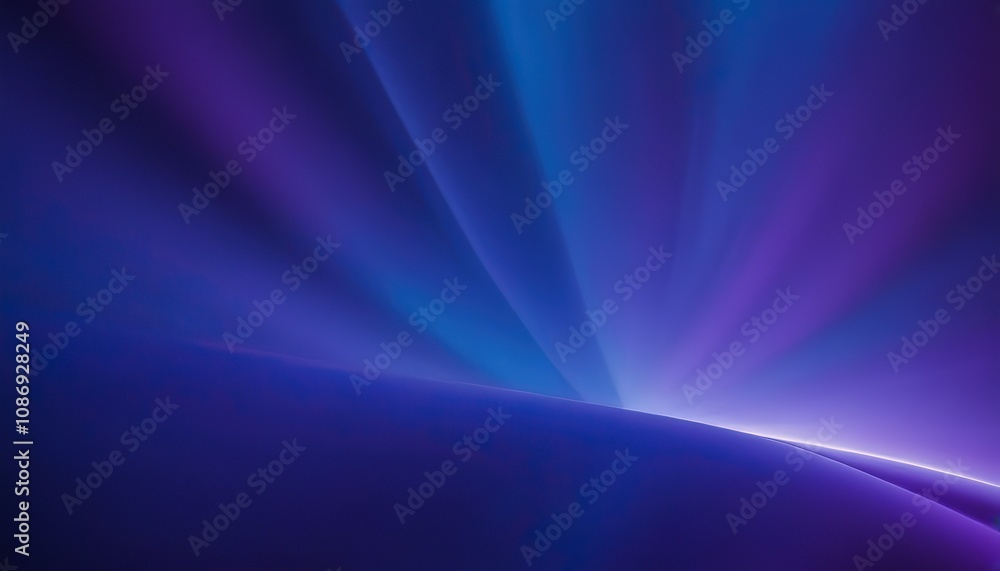 Poster abstract blue purple curve. abstract background with blue and purple gradient colors. the curved lin