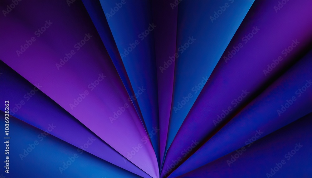 Poster abstract blue purple curve. abstract background with blue and purple gradient colors. the curved lin