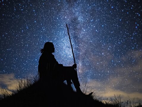 Indigenous astronomy and celestial practices, capturing traditional sky lore and science