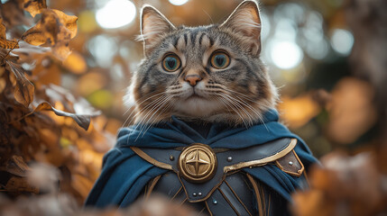 戦場へ向かう勇者の猫