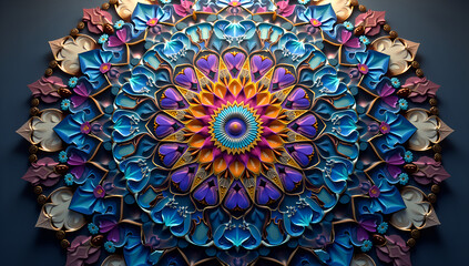 Subtle Silhouettes: Mandala in Soft Light