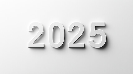 2025 New Year Celebration Typography