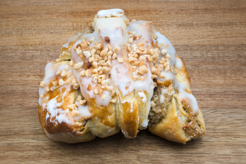 Regional delicacies, croissant baked on the occasion of independence day and Martin's name day. St. Martin's Day croissant.
